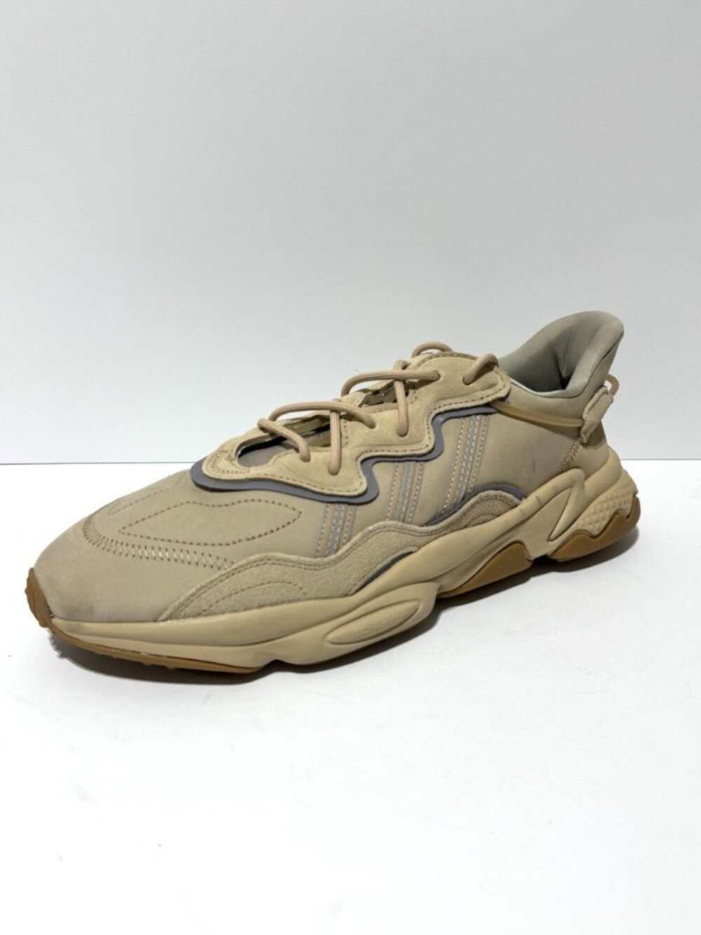adidas Mens Ozweego Sneakers Beige, Size 13 M